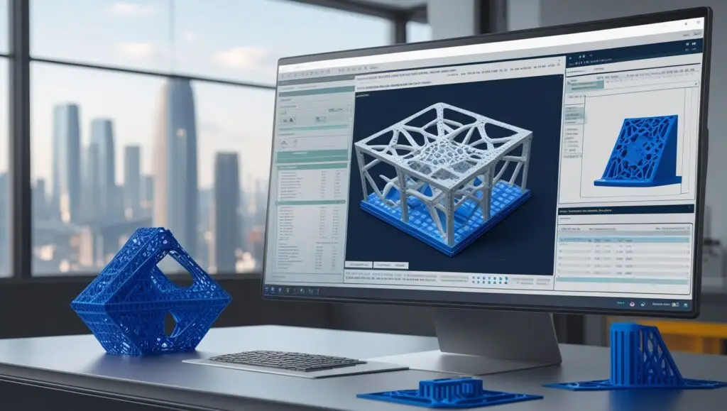 Topology optimization in sustainable industrial design