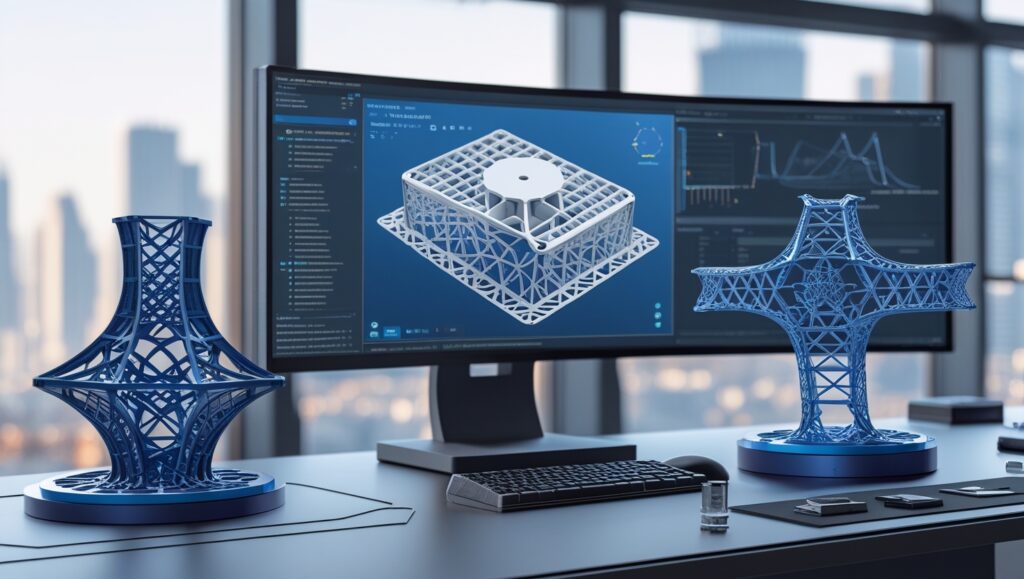 Topology optimization in sustainable industrial design