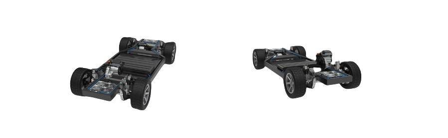 Electric truck skateboard platform designed for urban mobility in the USA